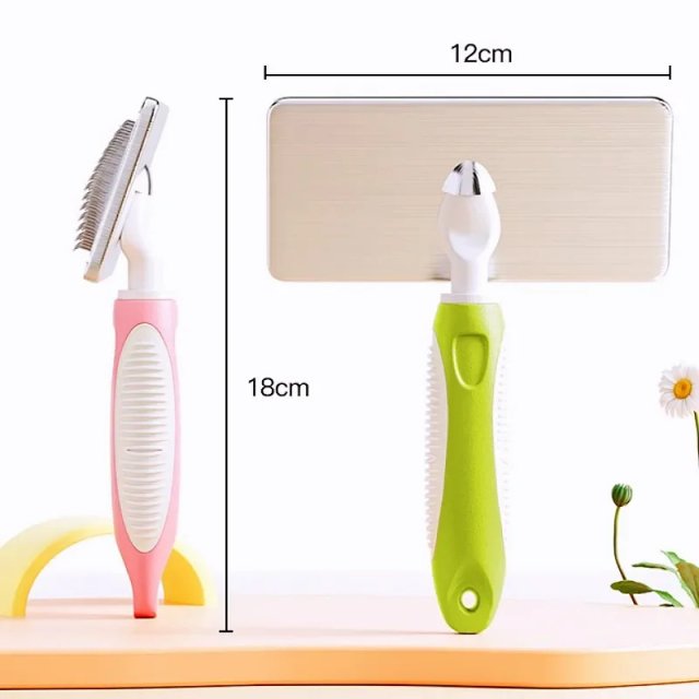 Stainless Steel Dog Comb and Hair Remover Brush for Dogs & Cats - Image 7