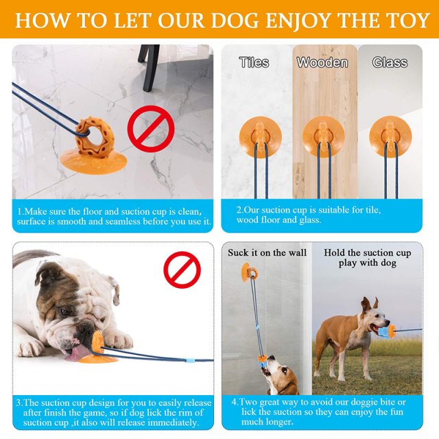 Interactive Suction Cup Dog Toy - Image 4