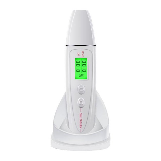 Bio Technology LCD Digital Skin Tester – Skin Moisture, Oil, and Elasticity Analyzer