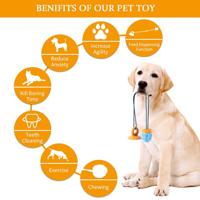 Interactive Suction Cup Dog Toy - Image 5