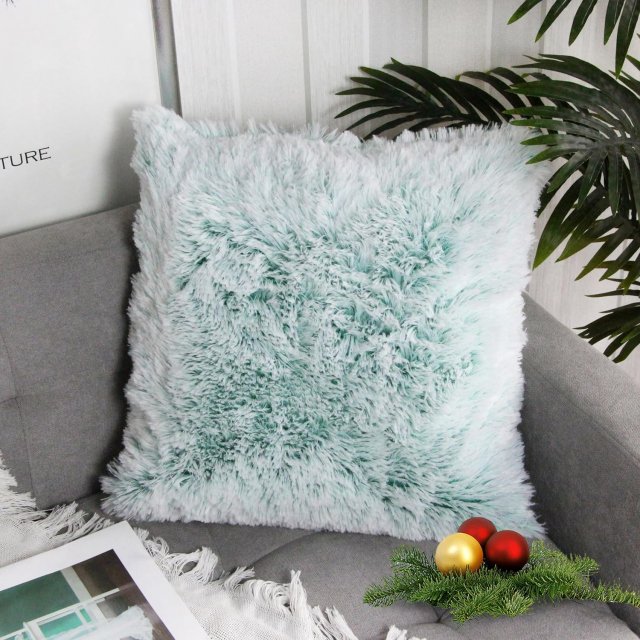 Luxury Faux Fur Throw Pillow Cover - Image 6