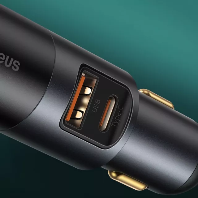 120W Car Charger Splitter with Dual USB & Type-C Ports - Image 8