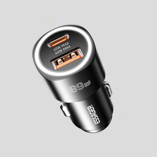 USB C Car Charger 89W 2 Ports Super Fast Charging for iPhone, Samsung, Xiaomi, Huawei - Image 5