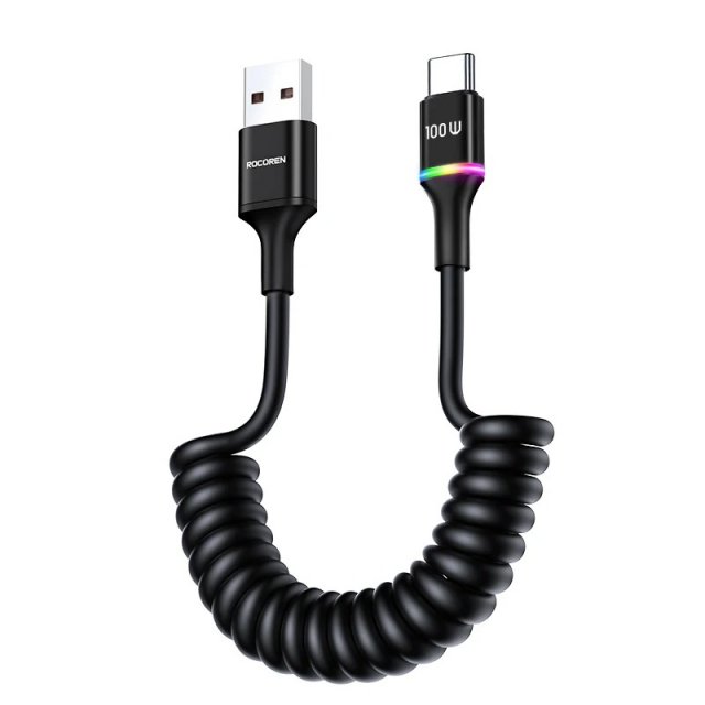 100W Fast Charging USB-A to USB-C Data Cable