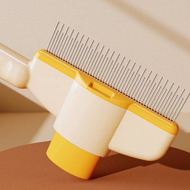 Self-Cleaning Dog Comb with One-Button Hair Remover - Image 5