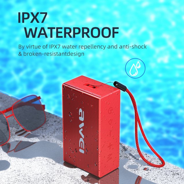 Portable Waterproof Bluetooth Speaker with Subwoofer Soundbar, AUX & TF Card Support - Image 7