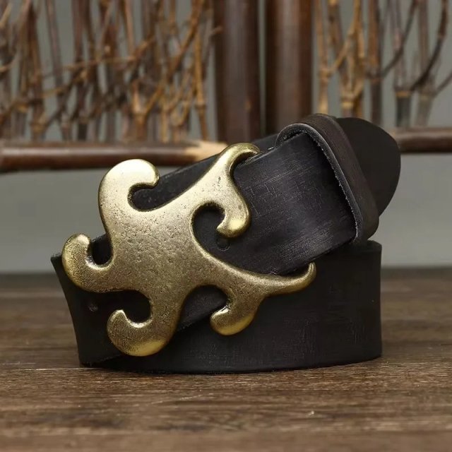 High-Quality Genuine Leather Men's Belt - Image 5