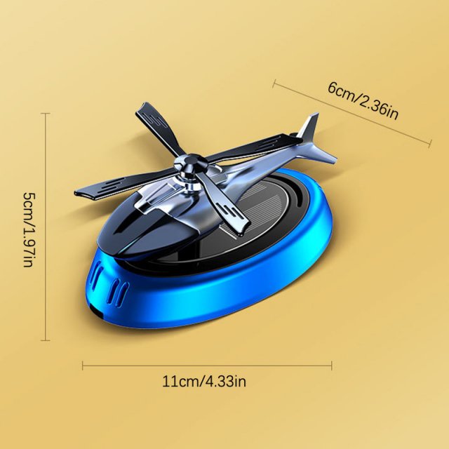 Solar Rotating Helicopter Car Air Freshener - Image 6