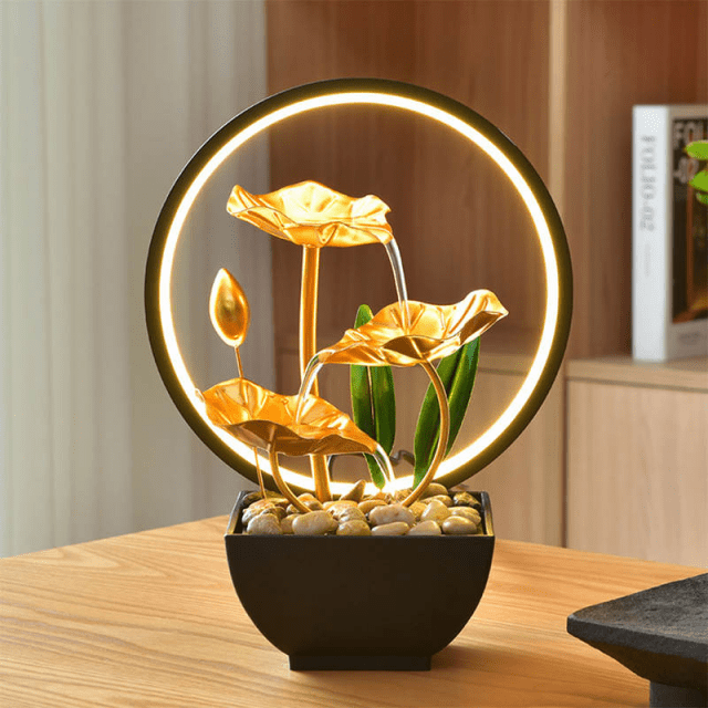 USB Lotus Leaf Water Fountain