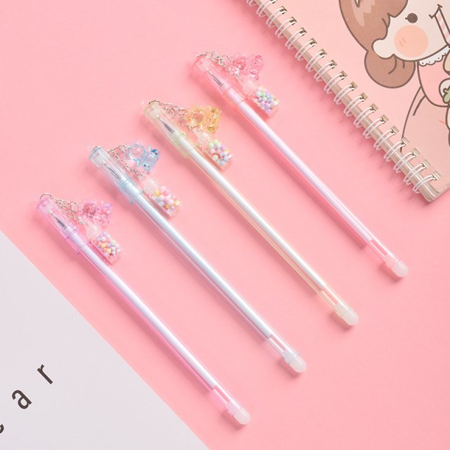 Luxury Metal Ballpoint Pens, Cute Press & Spin Design, 4-Pack for Office & School - Image 5