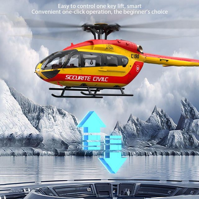 4-Channel Brushless Gyro-Stabilized Remote Control Helicopter with Altitude Hold - Image 4