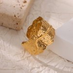 Wide Leaf Vintage Stainless Steel Ring For Women - Elegant Plant-Inspired Jewelry 3 5C1F1Dbf241F1Ebfb0C5E356Bf1C135B.jpg