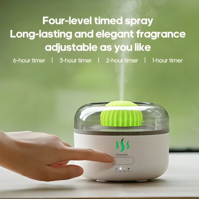 160ml Cactus Aroma Diffuser - USB Essential Oil Humidifier with Auto-Off Protection - Image 4