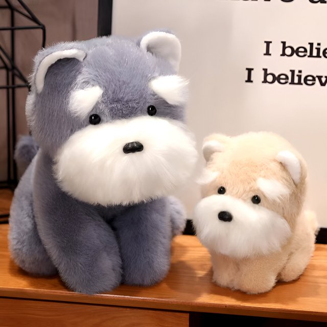 Cute Schnauzer Plush Dog Toy - Image 3