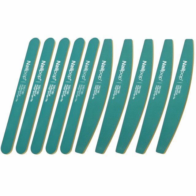 Professional 10-Piece Nail File Set 100/180 Grit