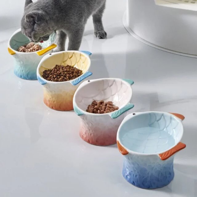 Elevated Ceramic Cat & Dog Bowl - Image 4