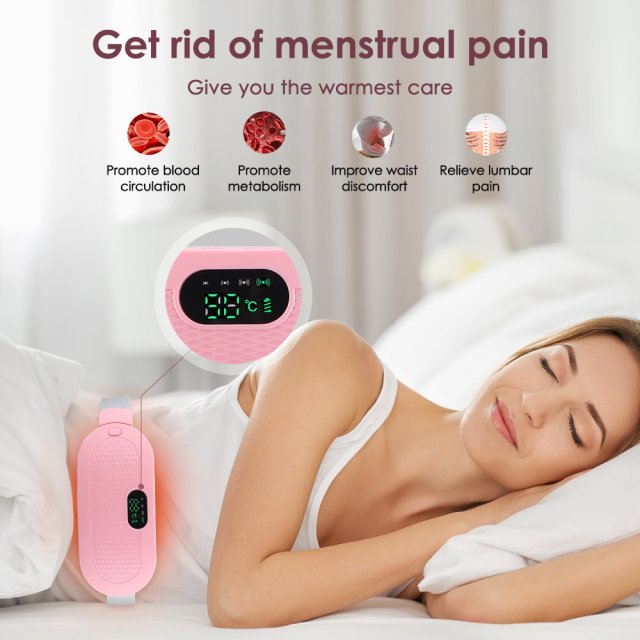 5-Level Heating Pad & Electric Massager for Menstrual Pain Relief - Image 4