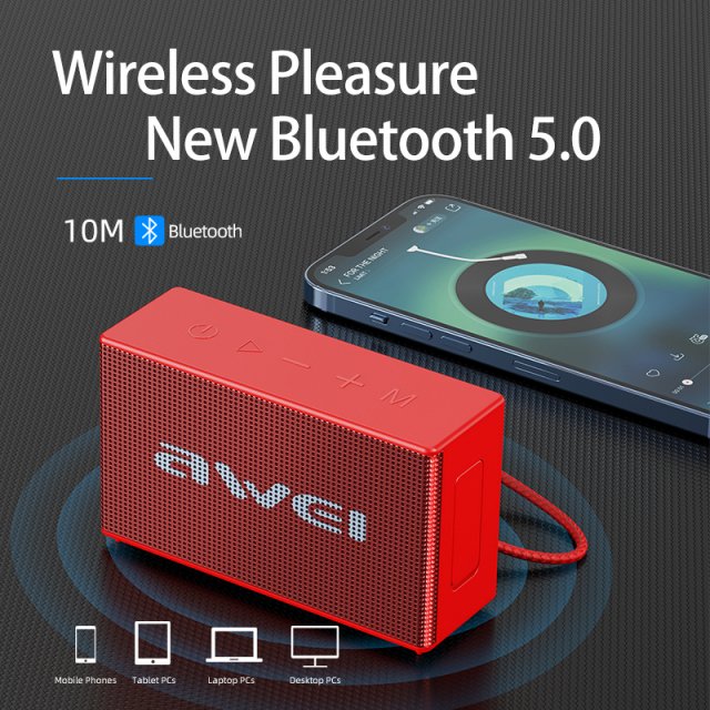 Portable Waterproof Bluetooth Speaker with Subwoofer Soundbar, AUX & TF Card Support - Image 5