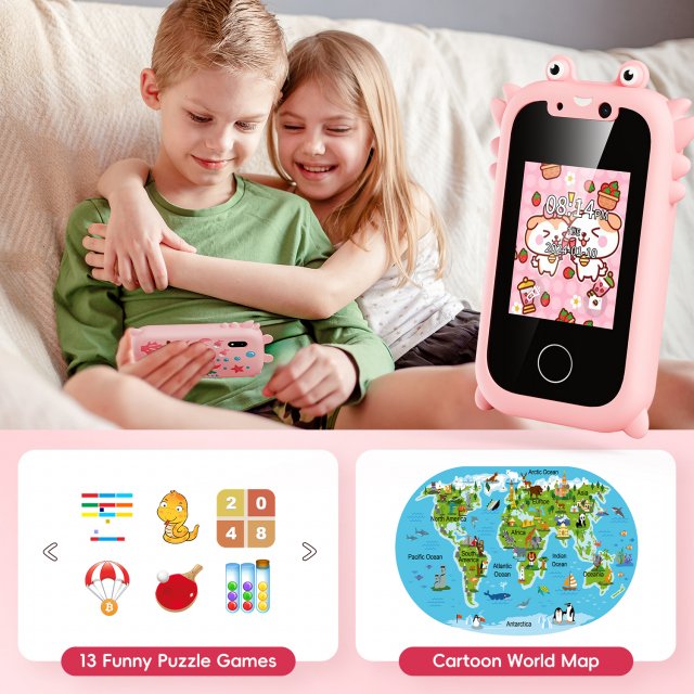 Kids Dual Camera Smart Educational Toy Phone - Image 6