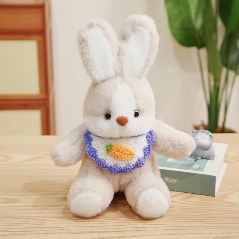 35cm / Rabbit with Carrot Bib