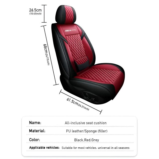 Premium Leather Car Seat Covers - Image 7