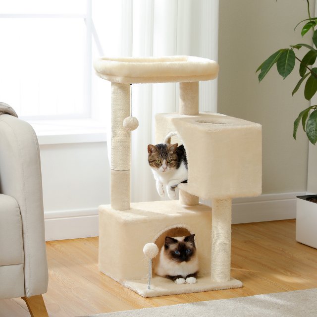 Indoor Cat Tree Tower with Condo - Image 6