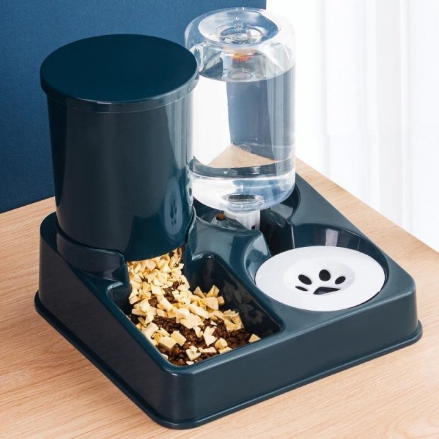 2-in-1 Automatic Cat Feeder and Water Dispenser