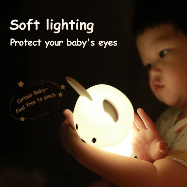 Charming Rabbit LED Night Light - Image 3