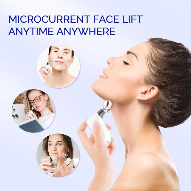 Microcurrent Facial Roller Massager for Skin Tightening, Lifting & Wrinkle Reduction - Image 6