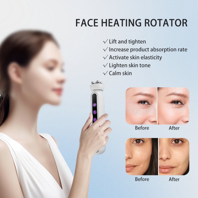 RF Facial Massage Roller - EMS Microcurrent Skin Tightening & V-Line Beauty Device - Image 3