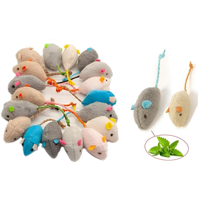 Interactive Catnip-Filled Plush Mouse Toys - Image 5