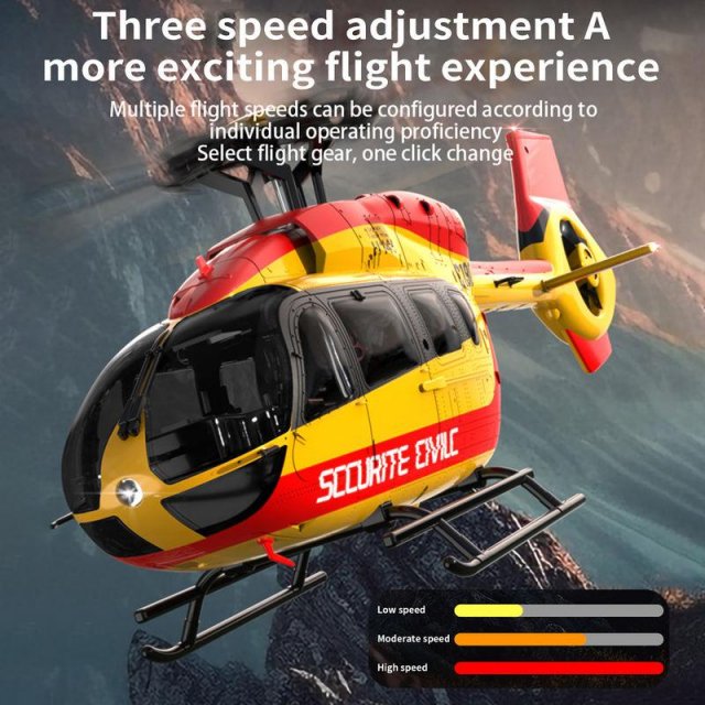 4-Channel Brushless Gyro-Stabilized Remote Control Helicopter with Altitude Hold - Image 5