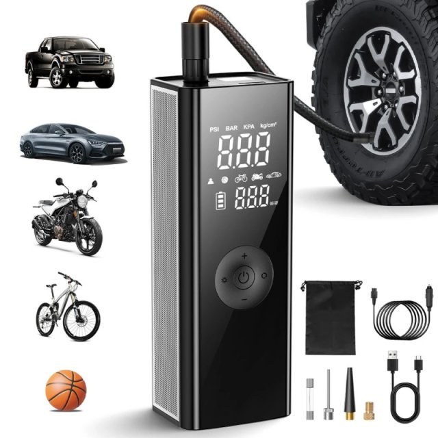 Portable Wireless Tyre Air Pump