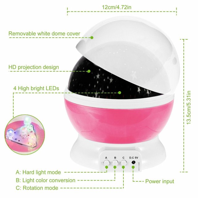 Starry Sky Night Light Projector for Kids - Image 6