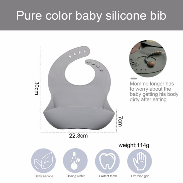 Silicone Baby Bib - Image 5