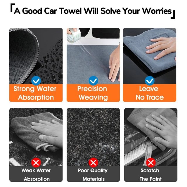 Premium Microfiber Car Cleaning Towel - Image 7