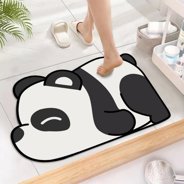 Super Absorbent Cute Animal Rug for Bathroom and Bedroom - Image 3