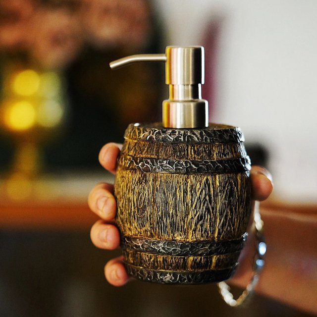 Barrel-Style Soap Dispenser - Image 3