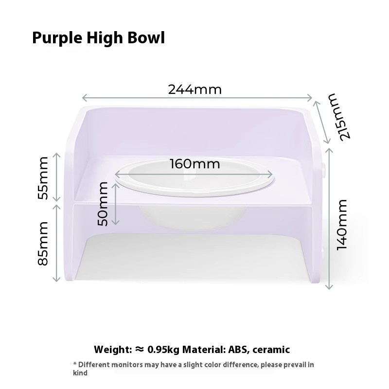 Purple tall bowl