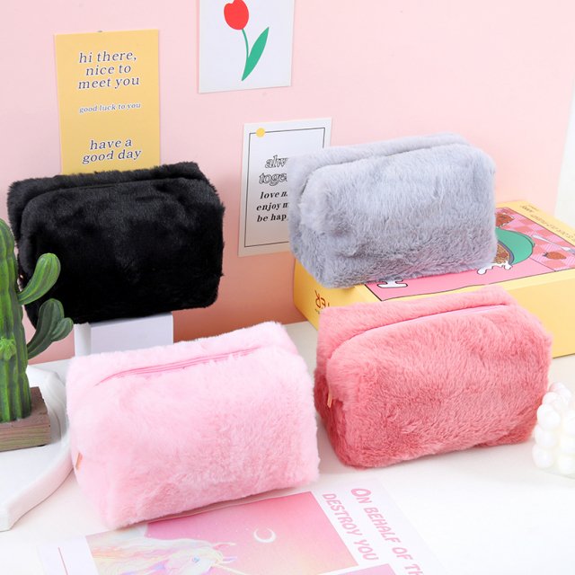 Kawaii Plush Pencil Case - Image 3