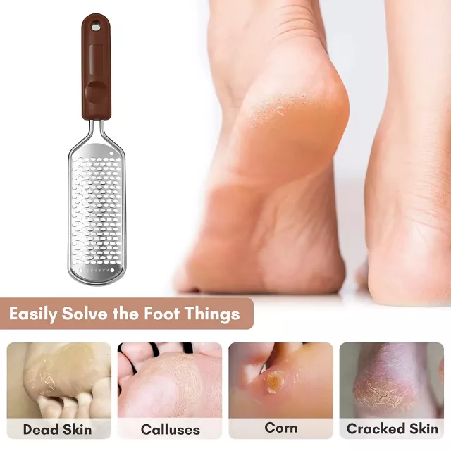 Professional Stainless Steel Foot File - Callus Remover for Dry, Rough Feet - Image 5