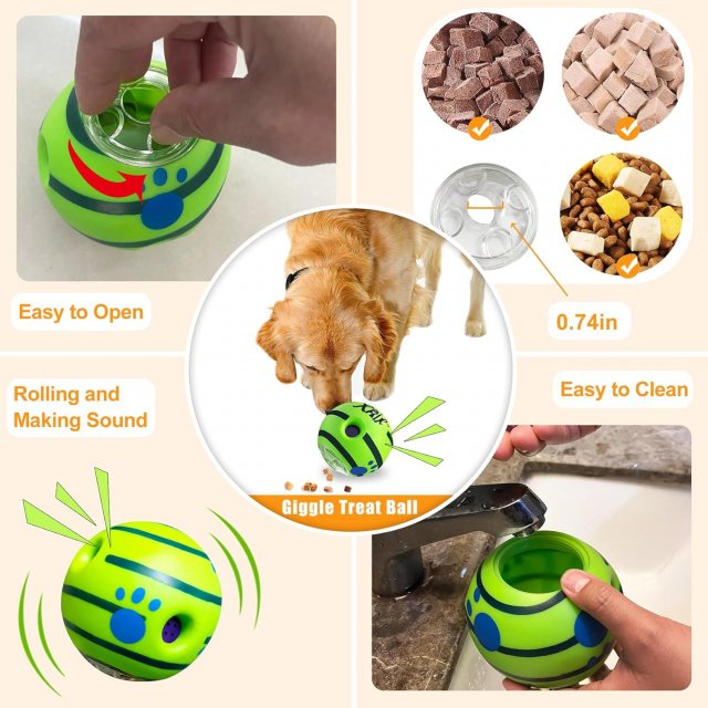 Interactive Food Dispensing Giggle Ball - Image 5