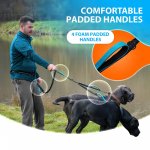 Strong Hands-Free Reflective Double Dog Leash With Padded Handles 3 90847Bb3E3284722B0A2F853E922Eff9.Jpg