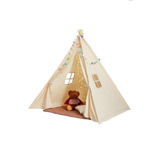 Kids Teepee Play Tent with Windows