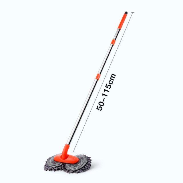 Rotating Double Brush Head Car Wash Mop with Telescopic Handle - Image 7