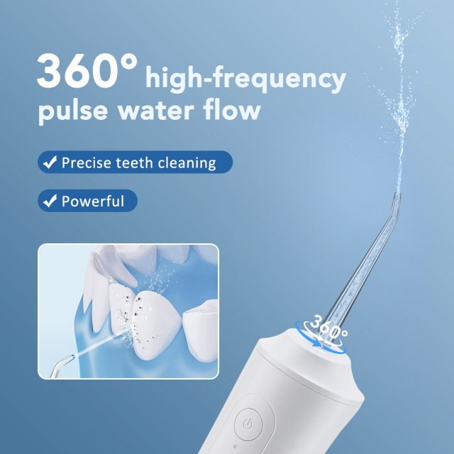 Portable Water Flosser for Teeth Whitening & Oral Care - Rechargeable & Waterproof - Image 4