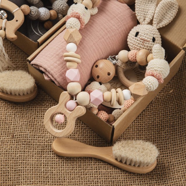 Wooden Baby Gift Set - Image 3