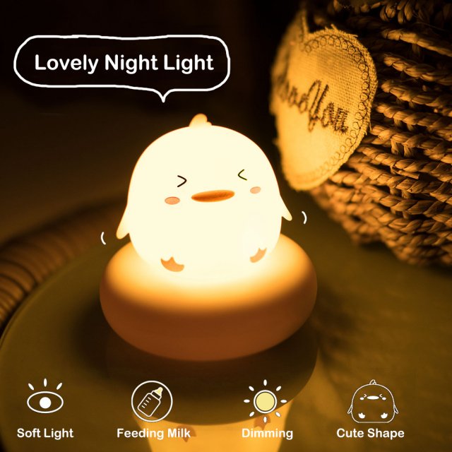 Rechargeable Dimmable LED Night Light for Kids - Image 3