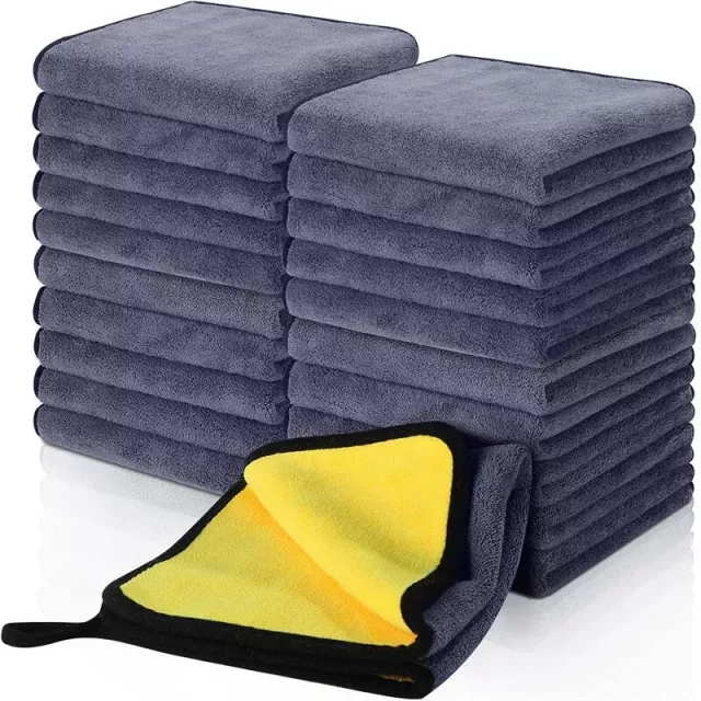 2 Pack Thick Microfiber Car Wash Towels - Image 6