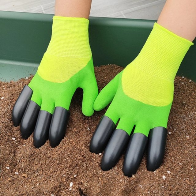 Gardening Gloves with Claws for Digging and Planting